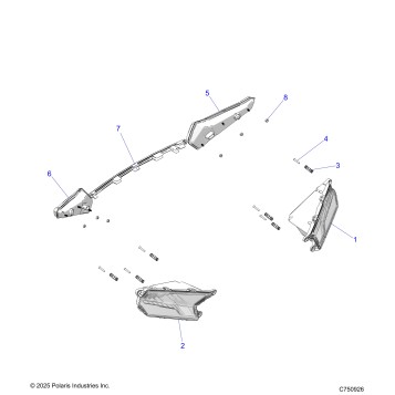 ELECTRICAL, HEADLIGHTS AND TAILLIGHTS - Z26NEX99A4/A6 (C750926)