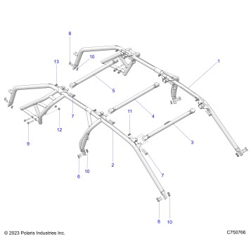 CHASSIS, CAB FRAME - Z25X4B92AP/BP (C750766)