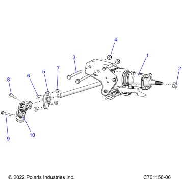 STEERING, LINKAGE, TILT AND RELATED, PREMIUM - Z23RMU2KAN/BN (C701156-06)