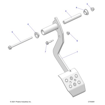 BRAKES, PEDAL - Z26NMX99A4/A6 (C703081)