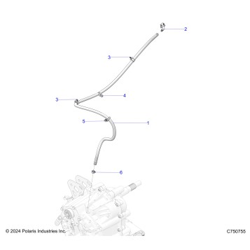 DRIVE TRAIN, MAIN GEARCASE VENTING - Z25XPD92A/92B (C750755)