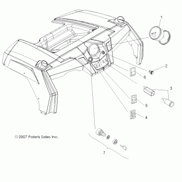 DASH INSTRUMENTS and CONTROLS - R08VH76AD/AG (49ATVDASH08VISTA)