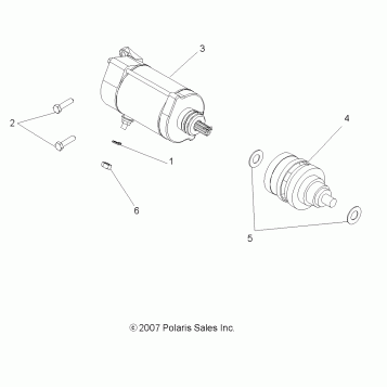 ENGINE, STARTING MOTOR - R10VH76 ALL OPTIONS/VY76AZ (49ATVSTARTER08VISTA)