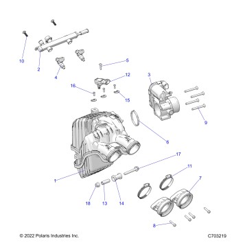 ENGINE, INTAKE and THROTTLE BODY - Z26ASF99A6 (C703219)