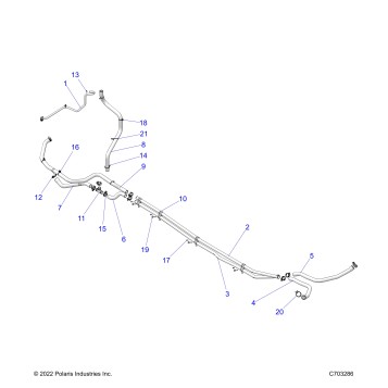 ENGINE, COOLING ROUTING ENGINE - Z23R4D92AK/AS/BK/BS (C703286)