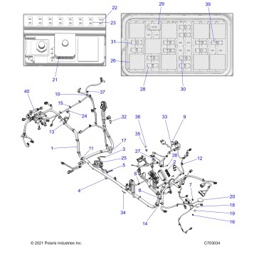 ELECTRICAL, WIRE HARNESS, CHASSIS, ULTIMATE LE - Z22MAD92AJ/BJ/AK/BK (C703034)