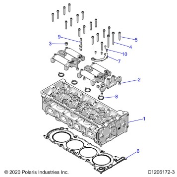 ENGINE, CYLINDER HEAD - Z23RGD2KAJ/AK/BJ/BK (C1206172-3)