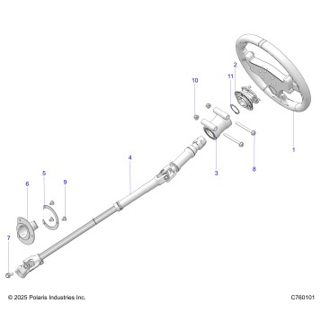 STEERING, LINKAGE & TILT - Z26RRL2KAL (C760101)