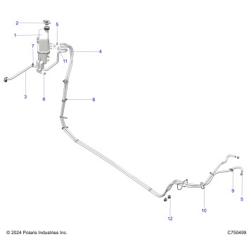 ENGINE, COOLING, SURGE TANK & HOSES - Z25SPE92A4/B4 (C750499)
