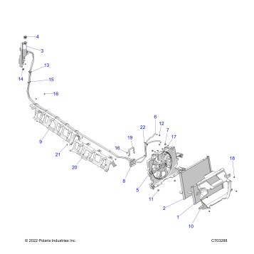 ENGINE, COOLING, RADIATOR - Z23R4D92AK/AS/BK/BS (C703288)