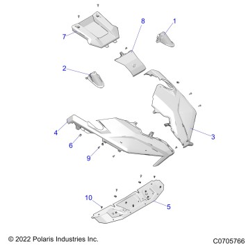 BODY, HOOD AND FRONT FENDERS - Z23RAB92A/92B (C0705766)