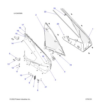 BODY, DOORS - Z23RGK2KAJ/BJ (C703151)