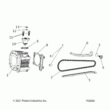 ENGINE, CYLINDER COMP - Z26HCA18A4/A7/B4/B7 (702826)
