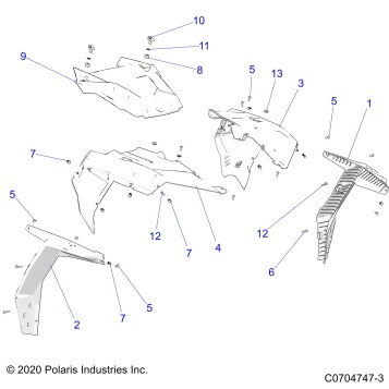 BODY, HOOD AND FRONT BODY WORK - Z23ASA87A2 (C0704747-3)