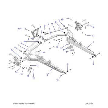 SUSPENSION, REAR CONTROL ARMS - Z22MAE92AJ/BJ/AD/BD/AG/BG (C0706156)