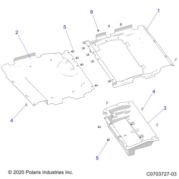 BODY, FLOOR PANELS, UNDERSEAT - Z23RGD2KAJ/AK/BJ/BK (C0703727-03)