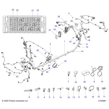ELECTRICAL, WIRE HARNESS, CHASSIS - Z26S4E92A4/B4/A6/B6 (C750961)
