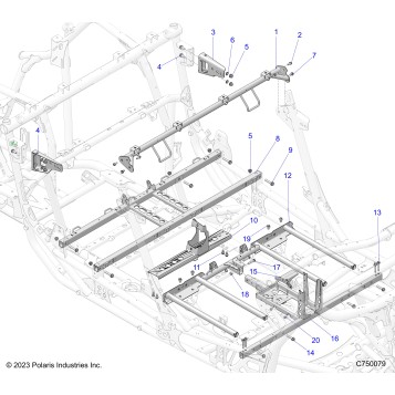 CHASSIS, MOUNTING AND BRACKETS - Z25R4P2KAE/BE (C750079)