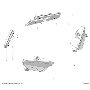 ELECTRICAL, HEADLIGHTS AND TAILLIGHTS - Z25X4B92AP/BP (C750469)