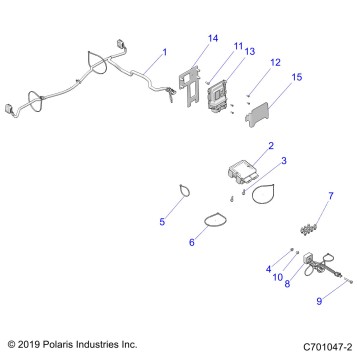 ELECTRICAL, BOX HARNESS,  REG, RELAY, ECM - Z20CHA57A2/E57AM (C701047-2)