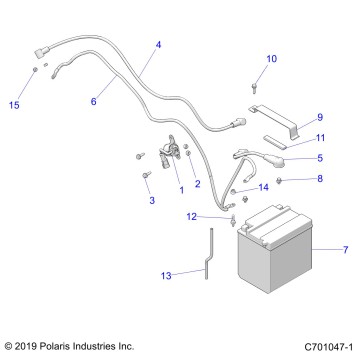 ELECTRICAL, BATTERY - Z20CHA57A2/E57AM (C701047-1)