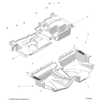 BODY, FLOOR - Z25NEB99A4/B4 (C750451)