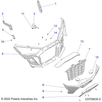 BODY, FRONT BUMPER - Z23RAE92A/92B (C0705635-2)
