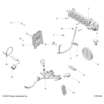 ELECTRICAL, WIRE HARNESS, PERIPHERAL - Z25RPP2KAE/BE (C750199)