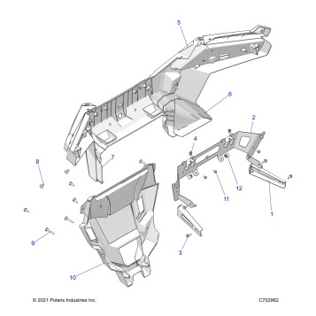 BODY, REAR BUMPER - Z23G4D92AL/BL/AE/BE (C702962)