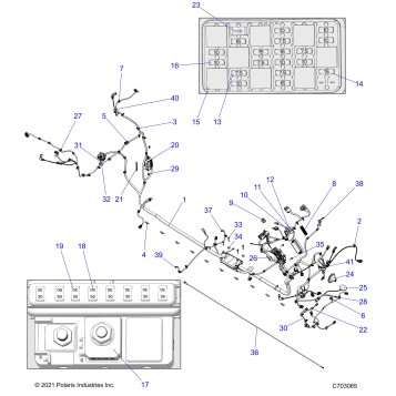 ELECTRICAL, WIRE HARNESS, CHASSIS, PREMIUM - Z23RML2KAJ/BJ/AK/BK (C703065)