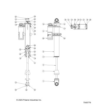SUSPENSION, FRONT SHOCK INTERNALS - Z25NEE99A4/B4/A5/B5 (7045779)