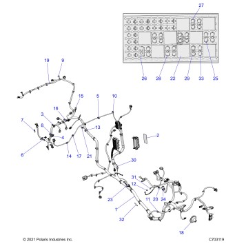 ELECTRICAL, WIRE HARNESS - Z24NEC99AM/BM (C703119)