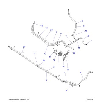 ENGINE, COOLING ROUTING MANIFOLD - Z23R4D92AK/AS/BK/BS (C703287)