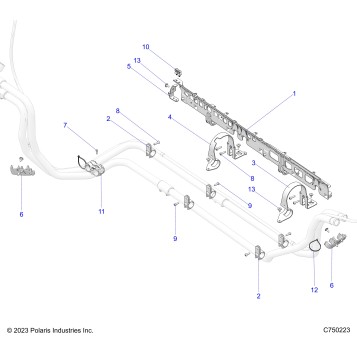 ENGINE, COOLING MOUNTING - Z26RPK2KAR/BR/AV/BV/AC/BC/AJ/BJ (C750223)