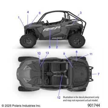 BODY, DECALS GRAPHICS - Z26ASE87A5 (901744)