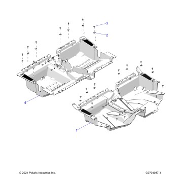 BODY, FLOOR - Z26NMX99A4/A6 (C0704087-1)