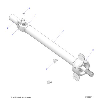 DRIVE TRAIN, PROP SHAFT,MID, BEARING - Z23RMU2KAN/BN (C703267)