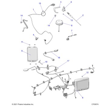 ELECTRICAL, AUDIO, RIDE COMMAND - Z23RMK2KAJ/BJ (C703074)