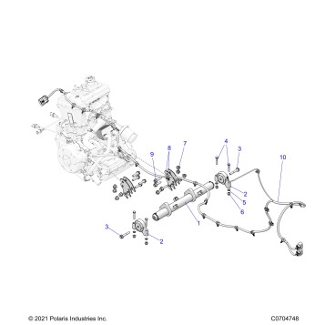 ENGINE, MOUNTING & LONG BLOCK - Z26NMX99A4/A6 (C0704748)