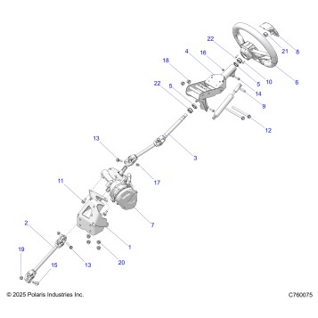 STEERING, STEERING ASM. - Z26NMX99A4/A6 (C760075)