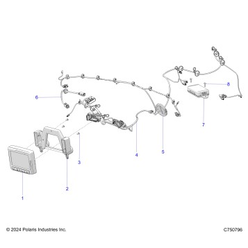 ELECTRICAL, RIDE COMMAND - Z25XPB92AP/BP (C750043)