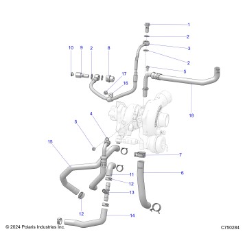 ENGINE, TURBO COOLING AND OIL - Z25XPD92A/92B (C750284)