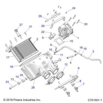 ENGINE, AIR INTAKE MANIFOLD - Z20PAL92AG/AP/LG (C701001-1)