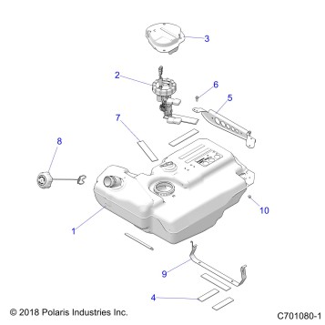 BODY, FUEL TANK, EVAP - Z20ASE99BH (C701080-1)