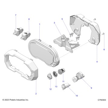 ELECTRICAL, DASH INSTRUMENTS AND CONTROLS -  Z25SPE92A4/B4 (C750303)