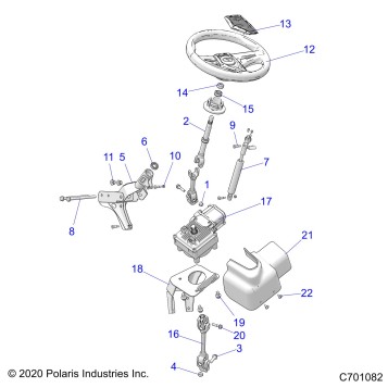 STEERING,STEERING ASSEMBLY, EPS - Z20ASE99AH/LH/BH (C701082)