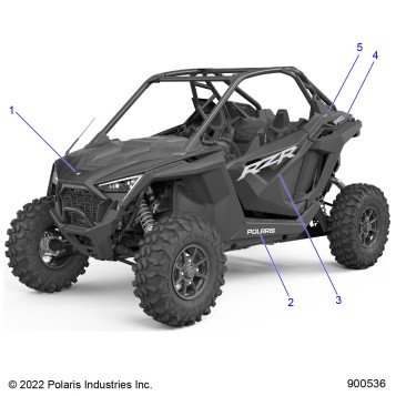 BODY, DECALS, GRAPHICS - Z23RAB92A/92B (900536)