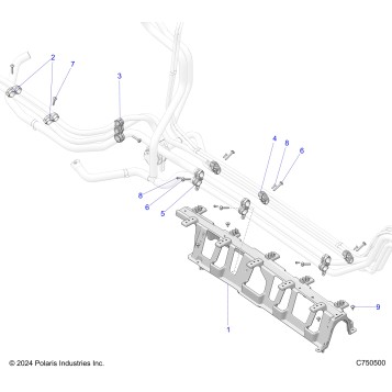 ENGINE, COOLING MOUNTING - Z25XPD92A/92B (C750500)