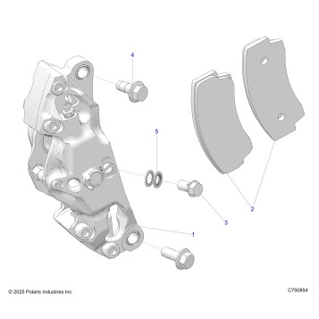 BRAKES, CALIPER, FRONT - Z25RRL2KAL (C750608)