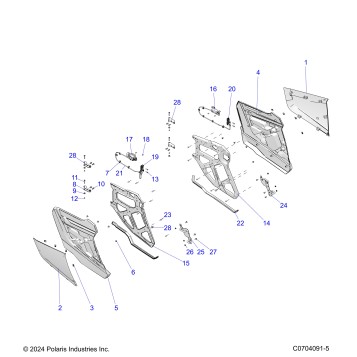 BODY, DOORS, REAR - Z26NMX99A4/A6 (C0704091-5)